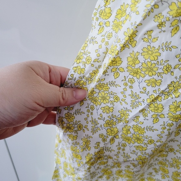 J. Crew Paloma Yellow Floral Dress - Made with Liberty Fabric - Picture 9 of 16